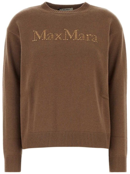 'S Max Mara Logo Wool Sweater