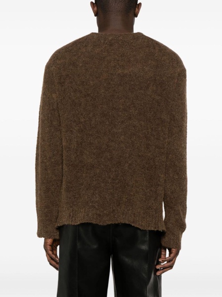 Brown Tevin Brushed Jumper