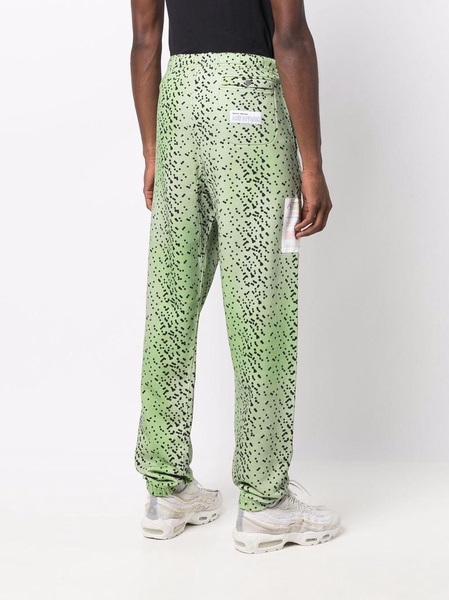 abstract-spot track pants