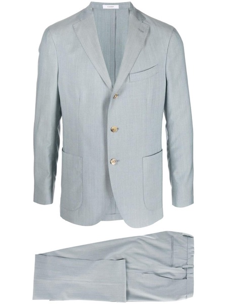 single-breasted button suit