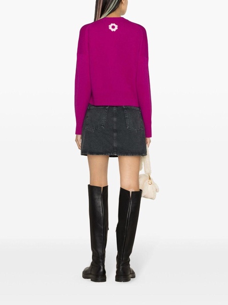 drop-shoulder cashmere jumper