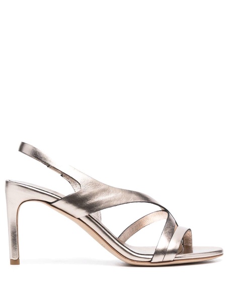 85mm slingback-strap detail sandals