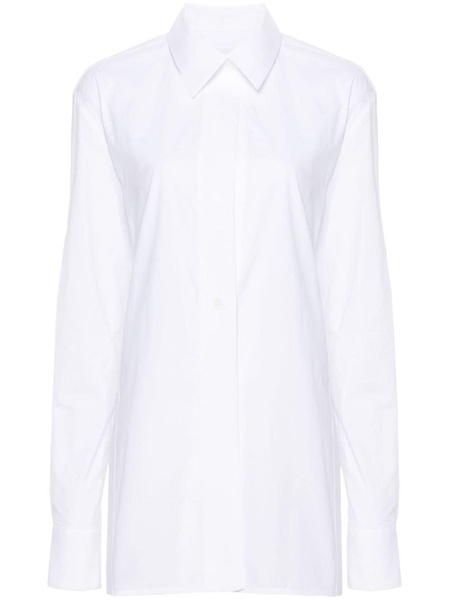 White Teverdi Cotton-Poplin Shirt