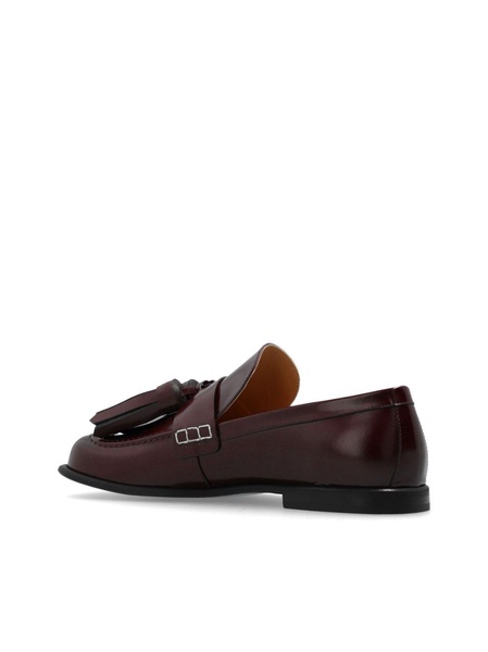 tassel-detail leather loafers