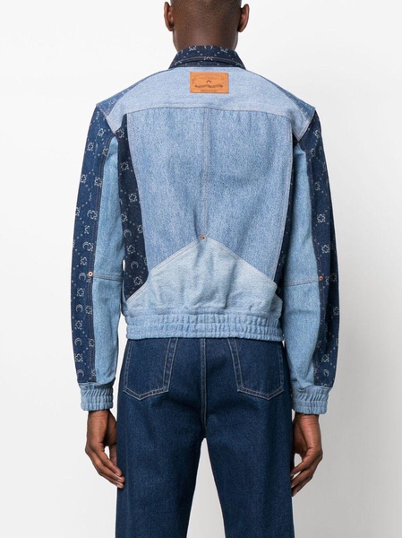 patchwork denim jacket