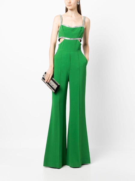 Cady rhinestone-embellished cut-outb jumpsuit