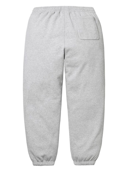 satin-appliqué cotton track pants