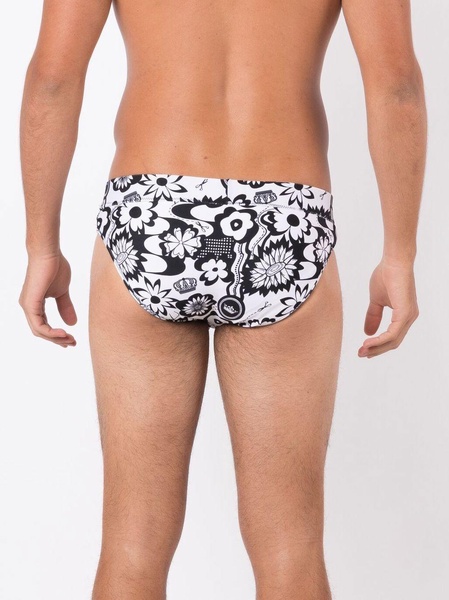 floral-print swimming shorts 