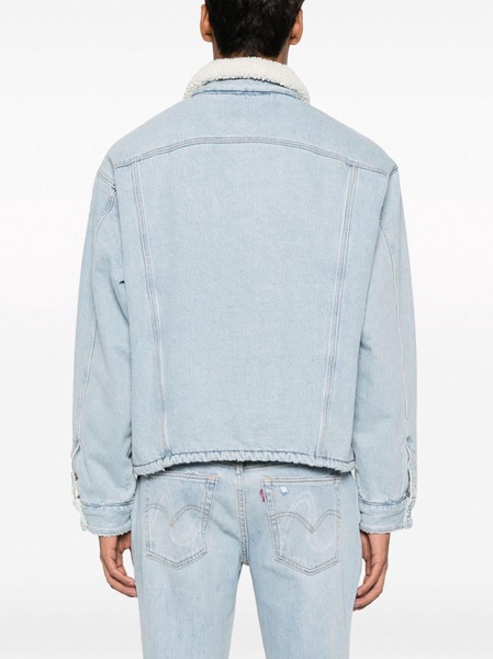 X Levi's Blue Denim Trucker Jacket