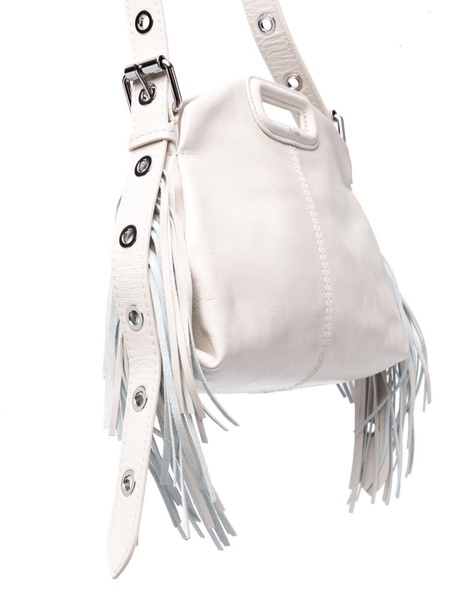 mini Miss M crackle leather shoulder bag