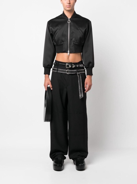 Double Belted virgin-wool trousers