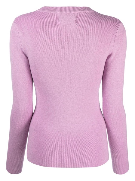 Deseo round-neck ribbed jumper