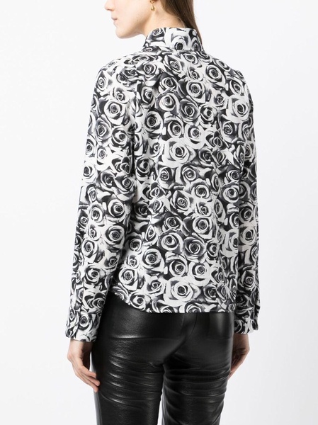 Jimi rose-print cotton shirt