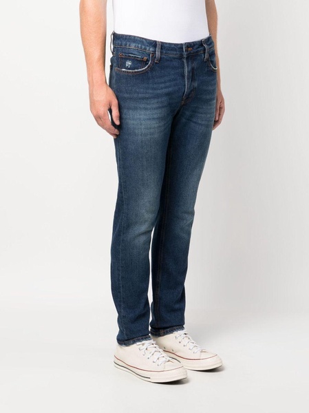 low-rise slim-fit jeans