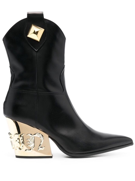 Gothic Plein CowBoy ankle boots