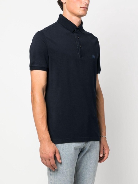 embroidered-logo polo shirt