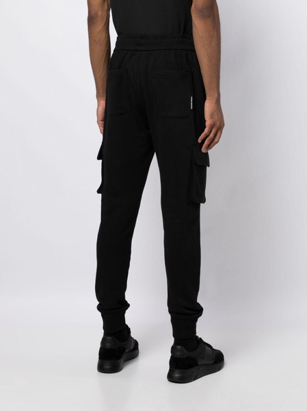 cargo-pockets cotton track pants