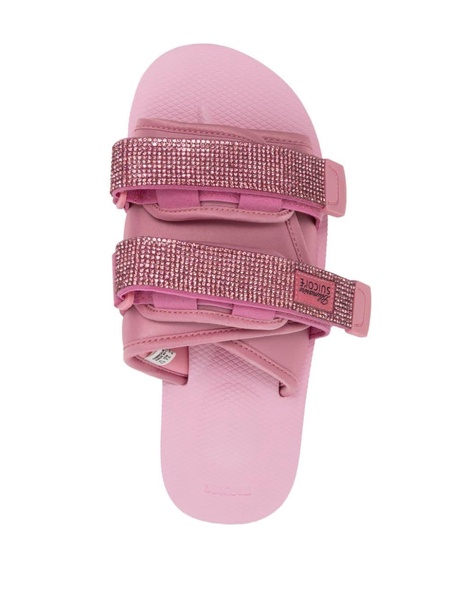 x Suicoke rhinestone-embellished slides