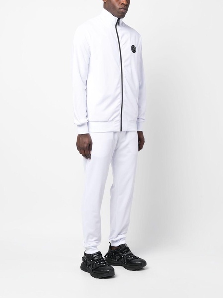 embossed-logo patch tracksuit