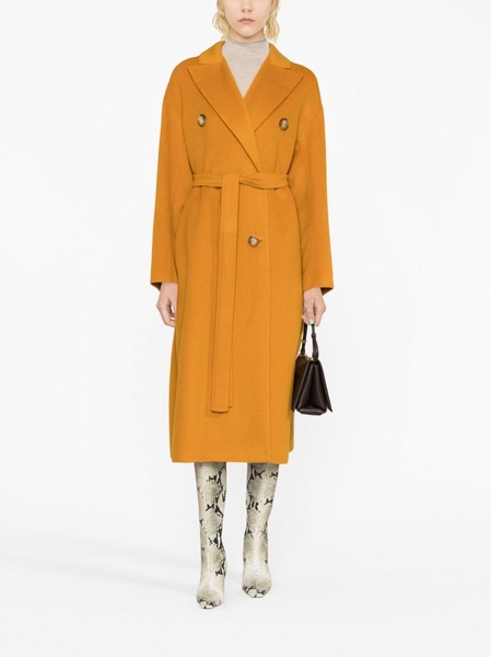 double-breasted trench coat