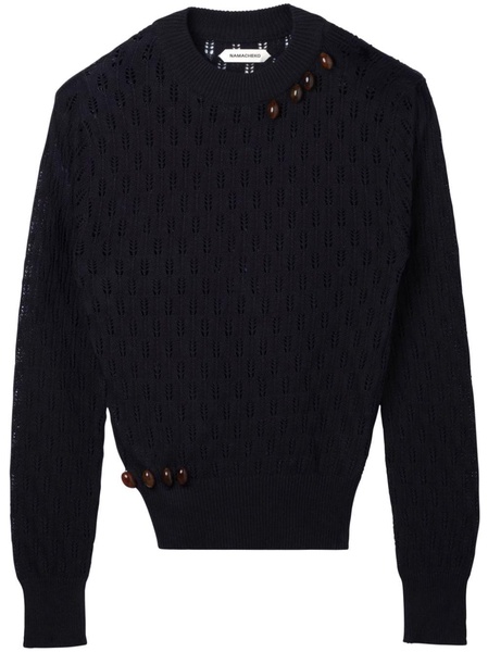 Nissan crew-neck jumper