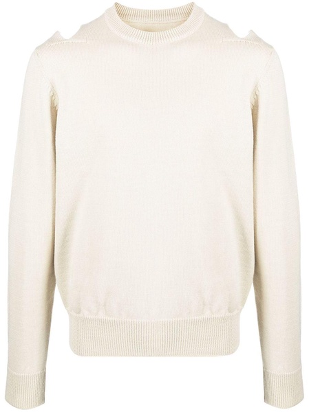 cut-out wool jumper