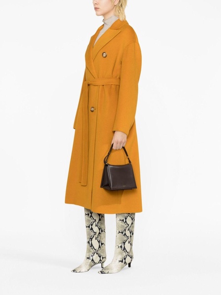 double-breasted trench coat