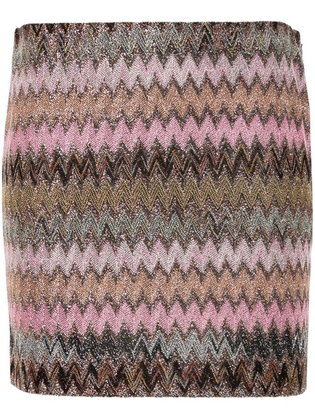 Missoni Mini Skirt With Zigzag Pattern