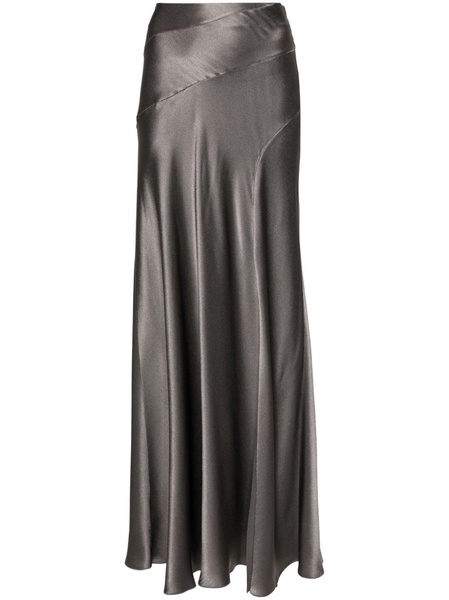 satin maxi skirt