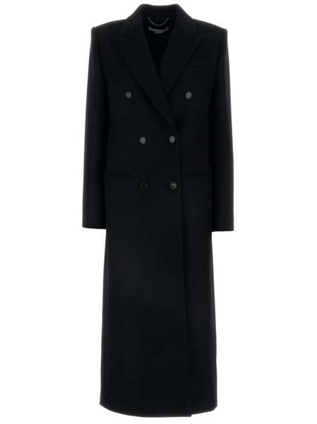 wool double breasted coat 