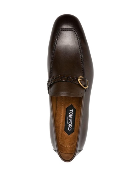 Brown Martin Leather Loafers