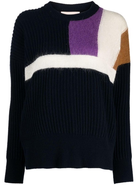 striped ribbed jumper