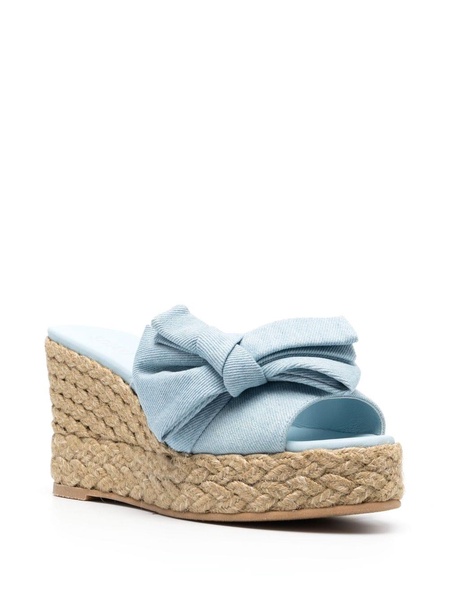 Loveknot Espadrille 100mm wedge sandals