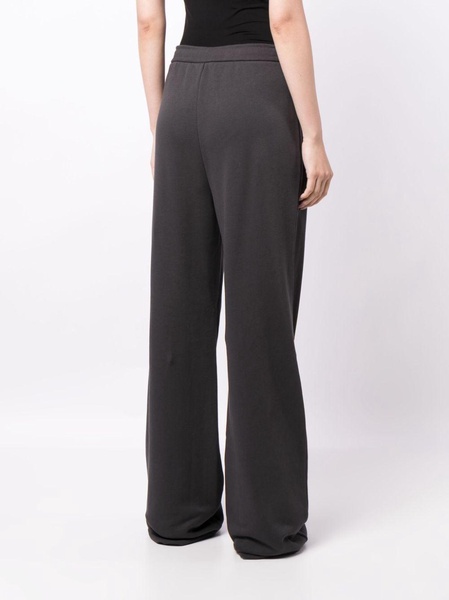 Claw cut-out cotton track pants