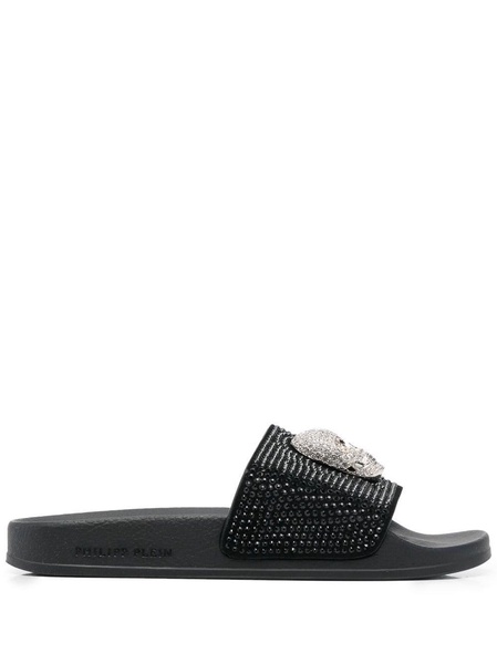 Skull strass pool slides