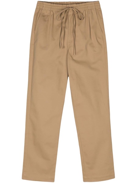 high-waist tapered trousers