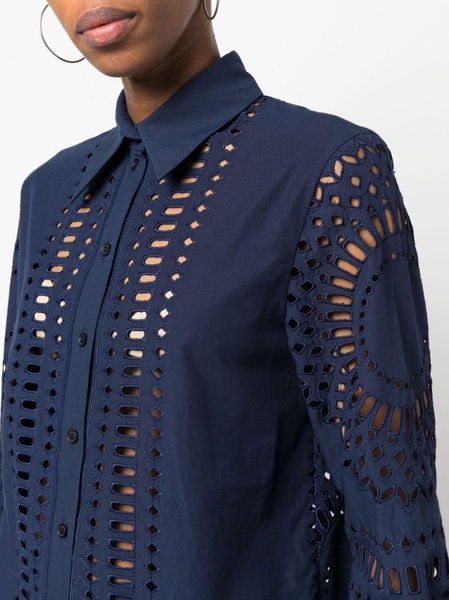 broderie-anglaise shirt