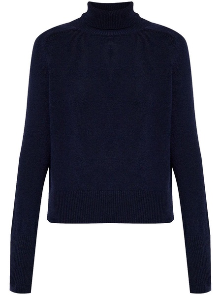 roll-neck wool jumper