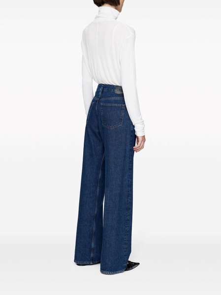 Carrie high-rise wide-leg jeans