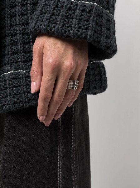 Maison Margiela Ribbed Chunky Ring