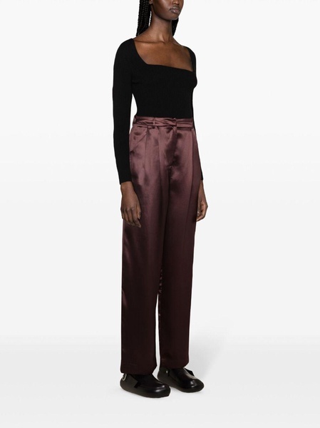 Vione silk-blend trousers