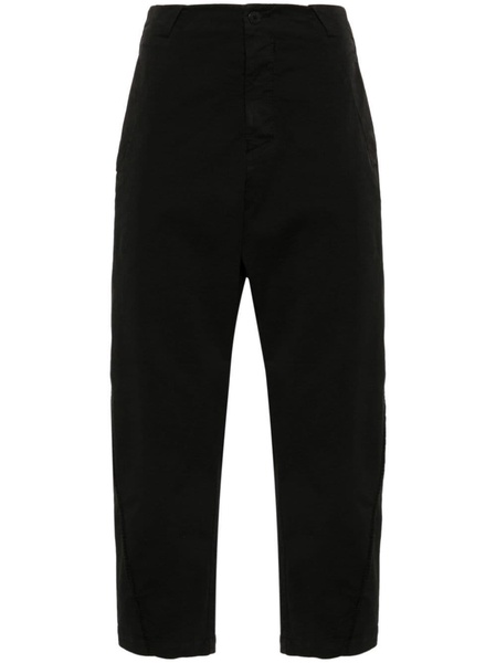 cropped tapered trousers