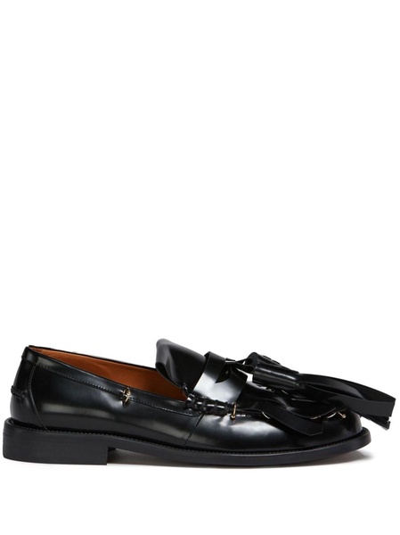 tassel-detail leather loafers