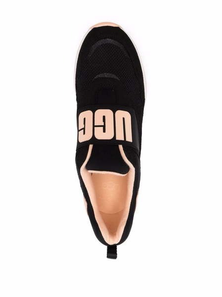 logo-print slip-on sneakers