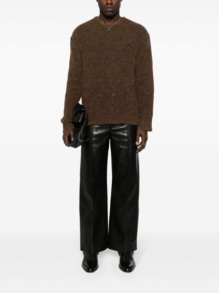 Brown Tevin Brushed Jumper