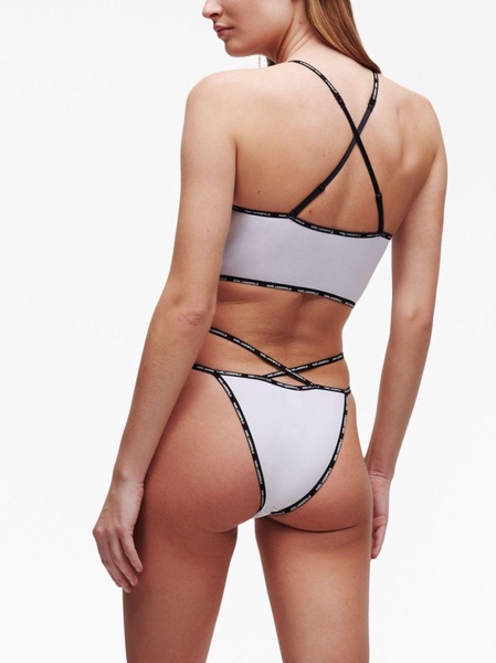 mini logo strappy mid-rise briefs