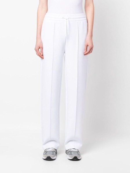 logo-patch cotton-blend trousers