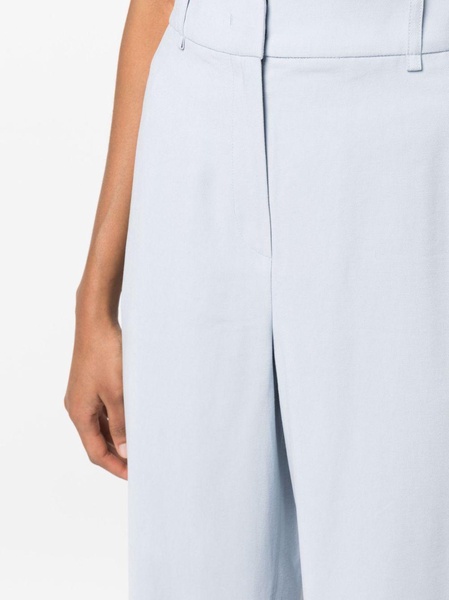 high-waisted palazzo pants