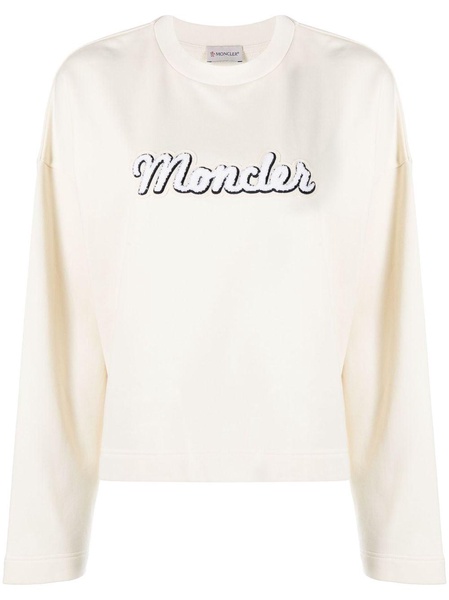 logo-embroidered cotton sweatshirt