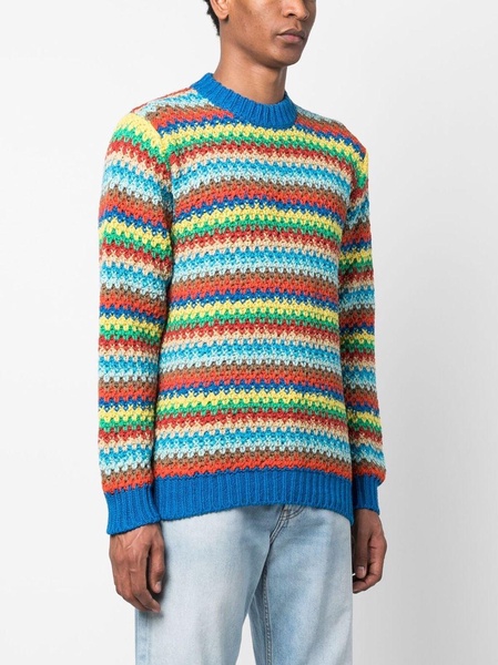 Over The Rainbow colour-block jumper